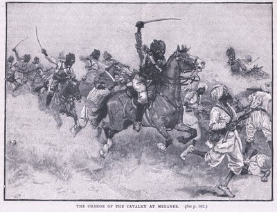 The Charge of the Cavalry Meeanee AD 1843 by Gordon Frederick Browne